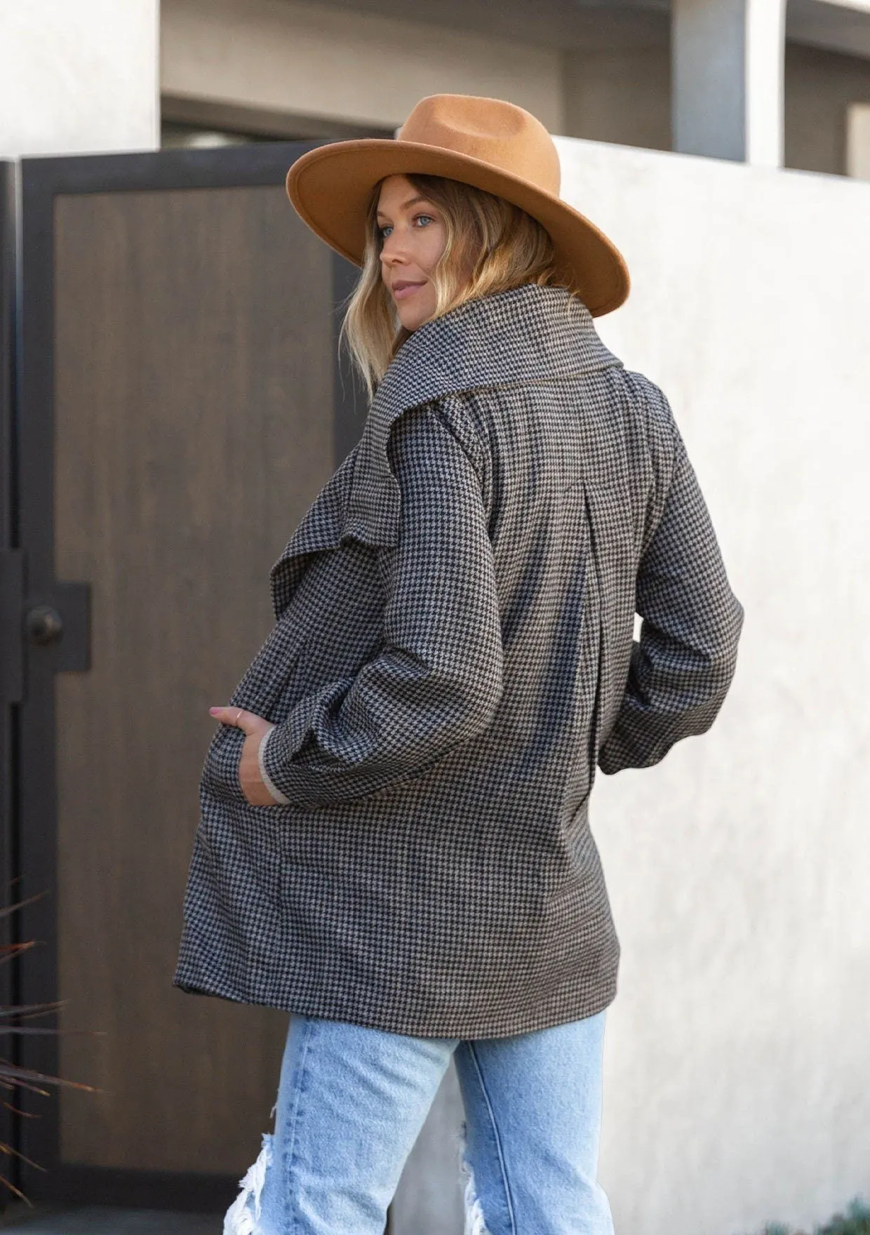 Chelsea Houndstooth Coat sold by lovestitch product image thumbnail 4