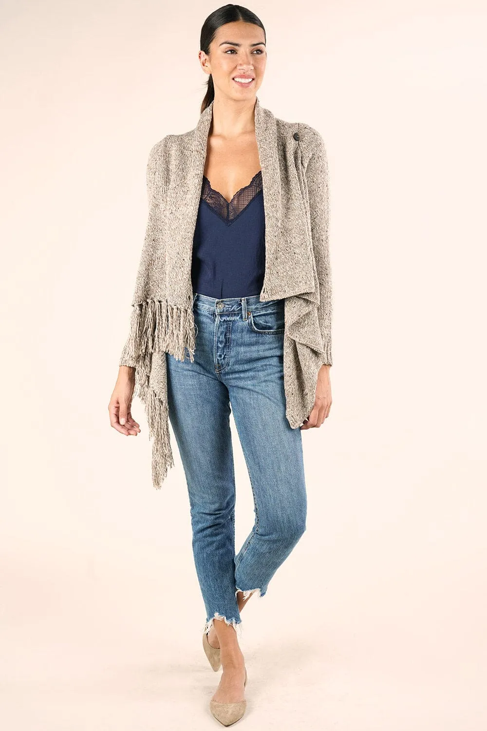 Carys Speckled Knit Sweater sold by lovestitch product image thumbnail 4