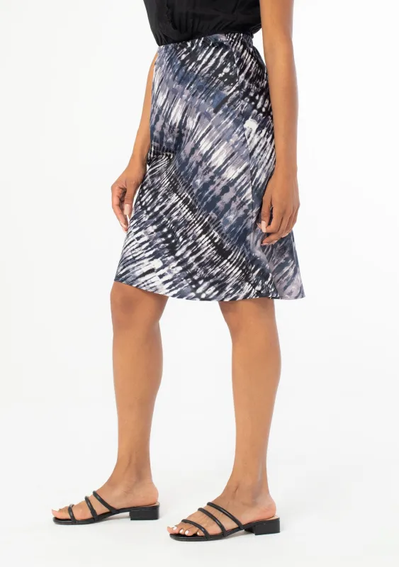 Interstellar Tie Dye Stripe Midi Skirt sold by lovestitch