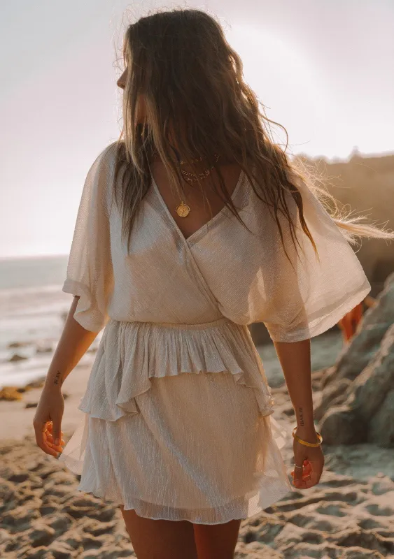 Toast Of The Town Metallic Mini Dress sold by lovestitch