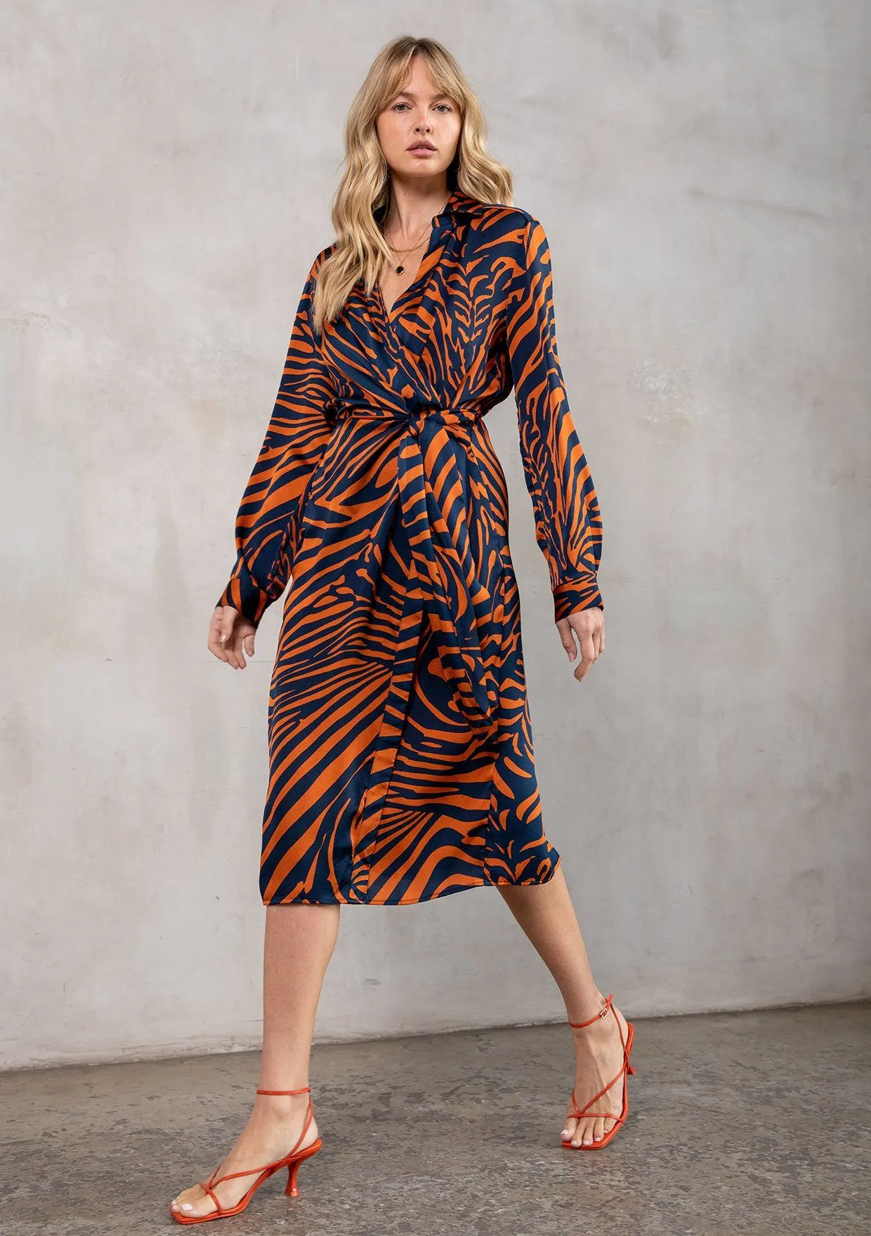 Risky Business Midi Shirt Dress sold by lovestitch product image thumbnail 2