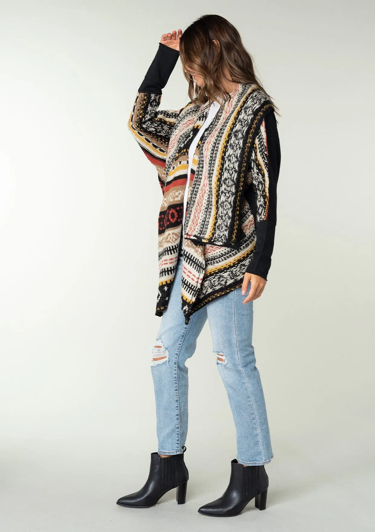 Old West Stripe Cardigan sold by lovestitch product image thumbnail 5