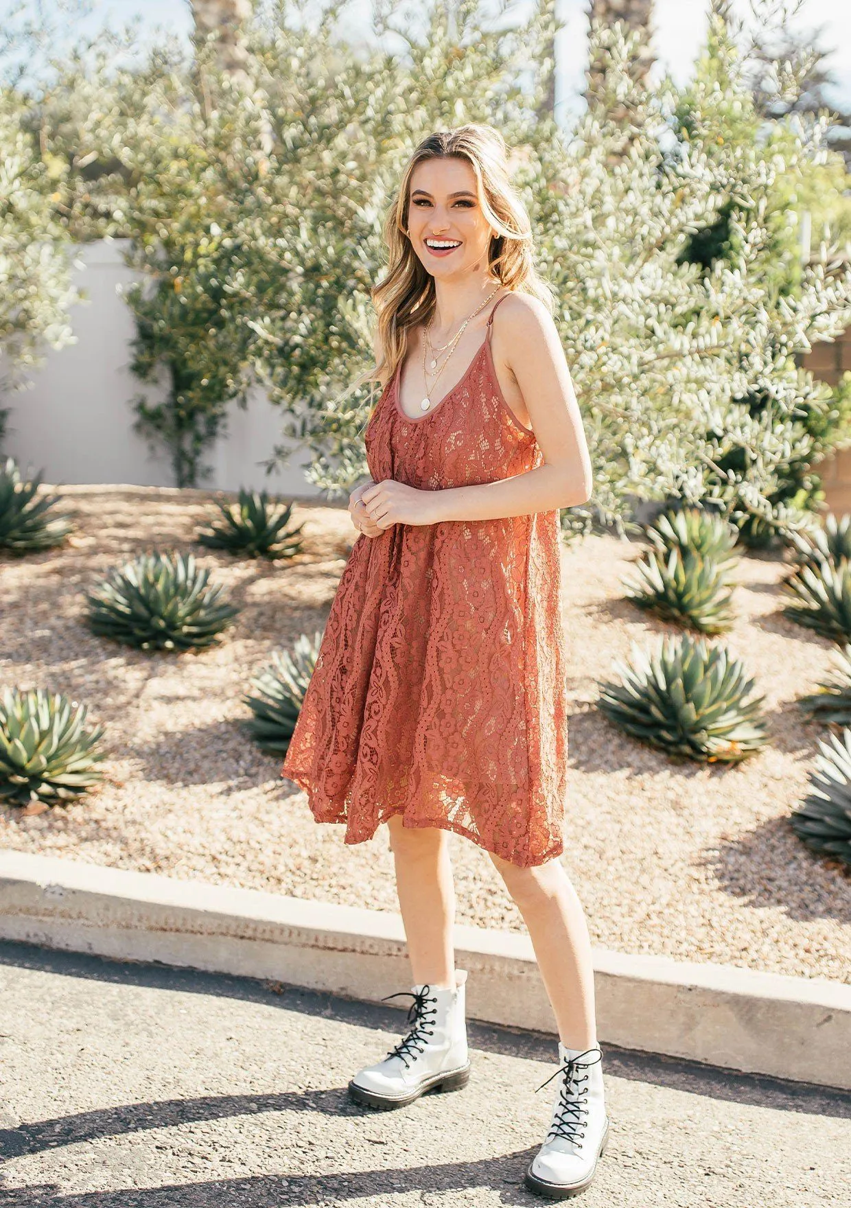 Mood For Love Sleeveless Lace Mini Dress sold by lovestitch product image thumbnail 3