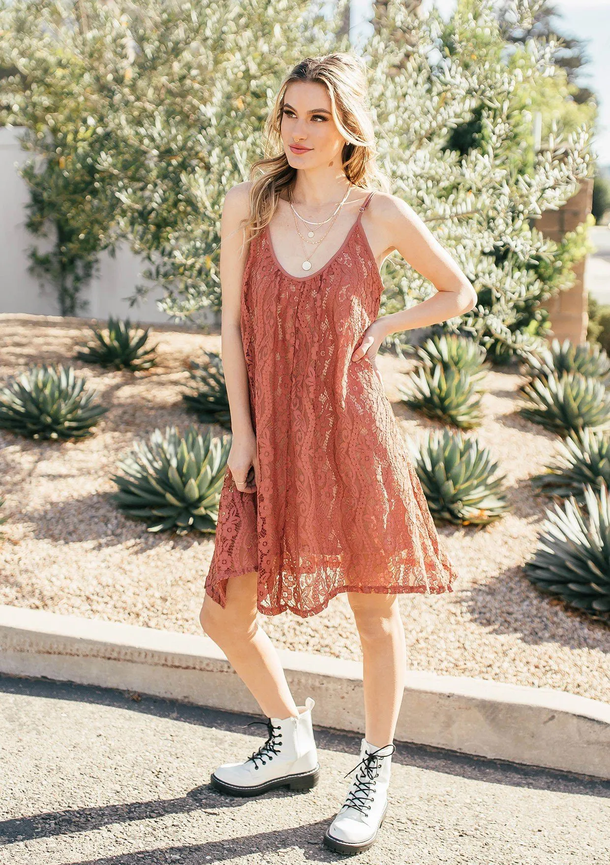 Mood For Love Sleeveless Lace Mini Dress sold by lovestitch product image thumbnail 2