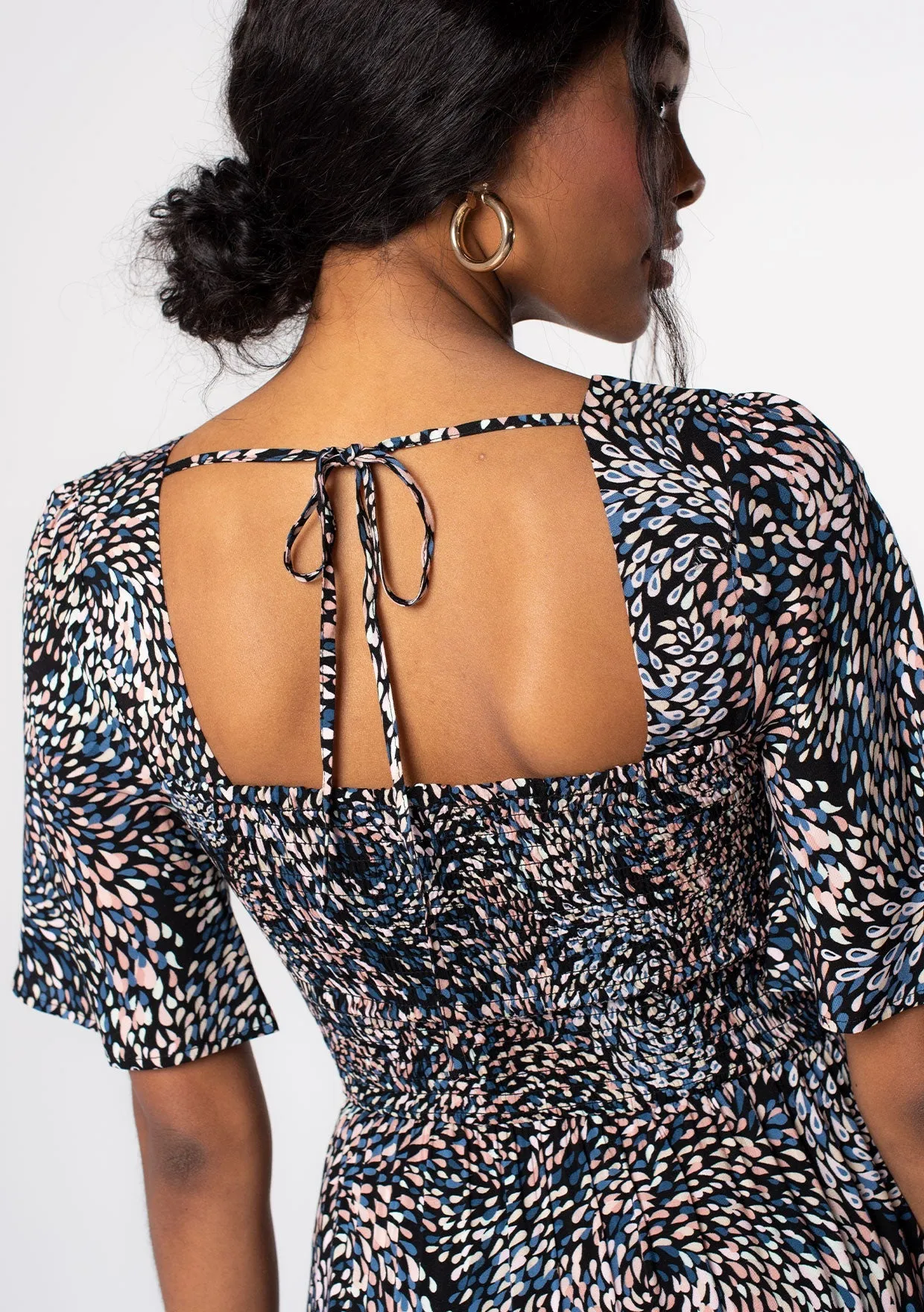 Love Song Smocked Maxi Dress sold by lovestitch product image thumbnail 2