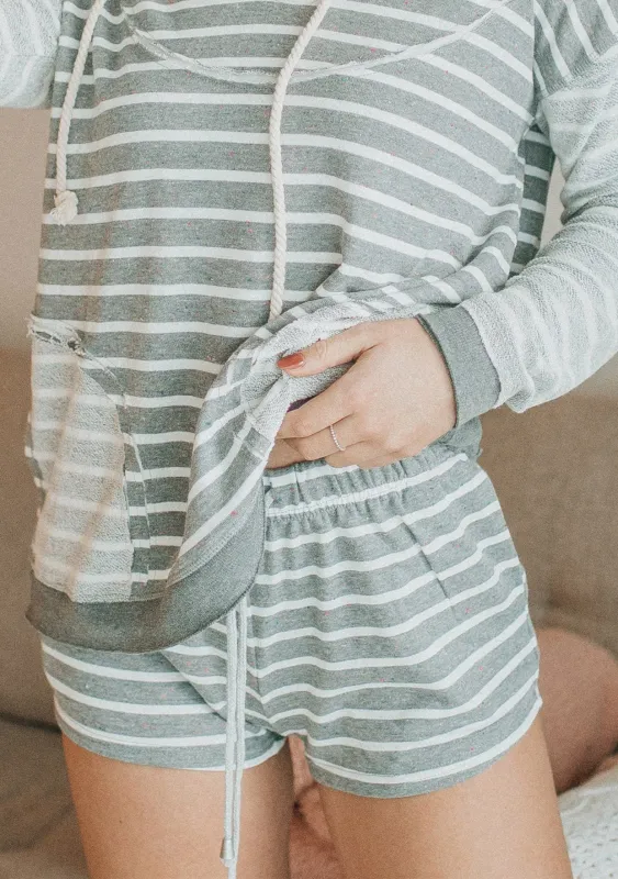 Left Field Striped Shorts sold by lovestitch