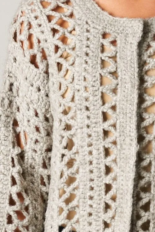 Iris Crochet Sweater sold by lovestitch product image thumbnail 3