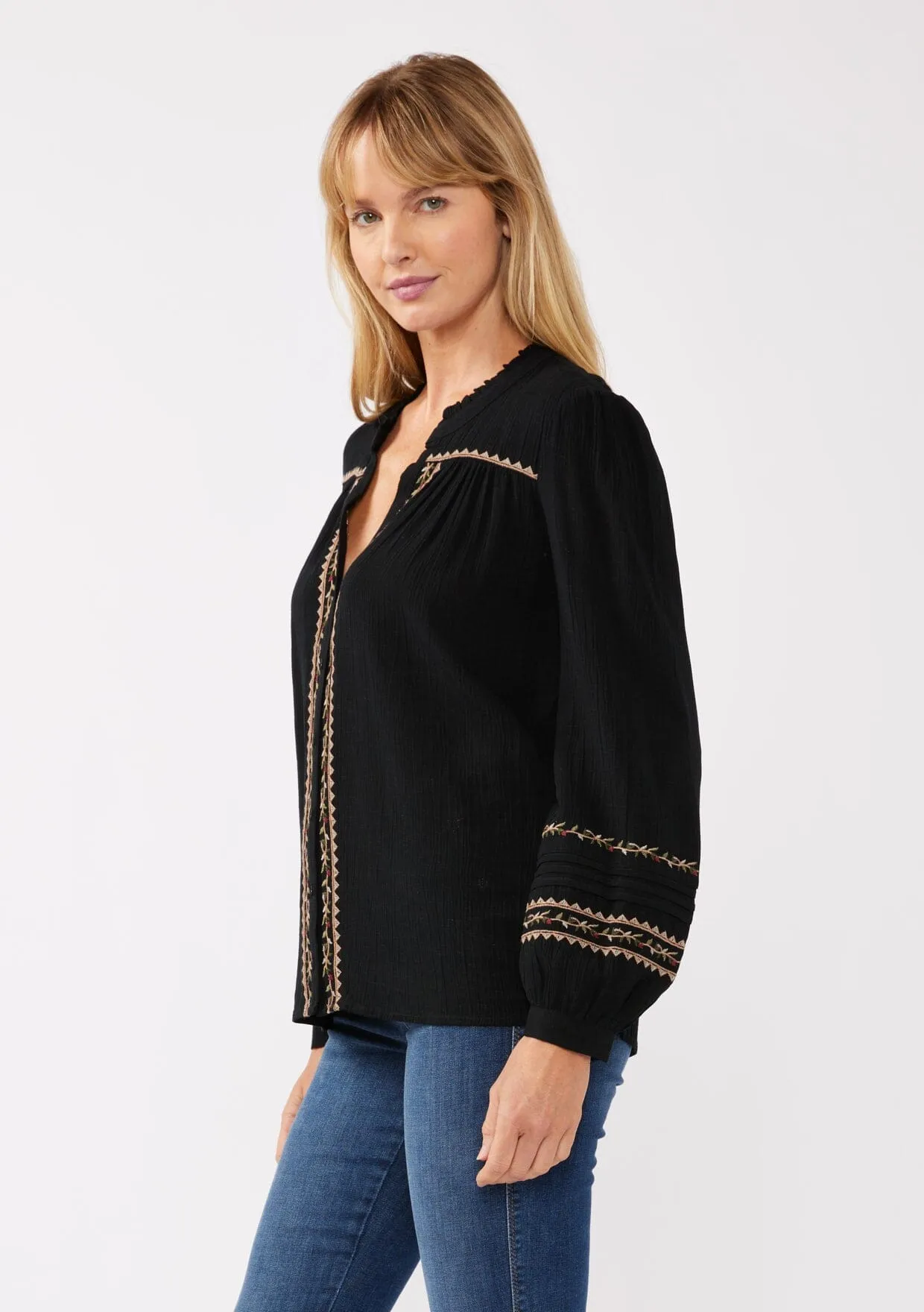 Genesis Embroidered Blouse sold by lovestitch product image thumbnail 3