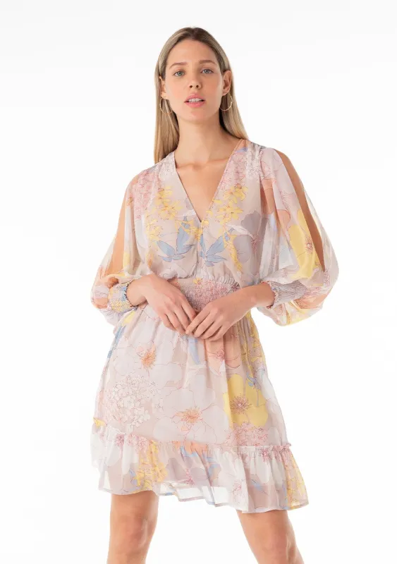 Fatima Split Sleeve Mini Dress sold by lovestitch