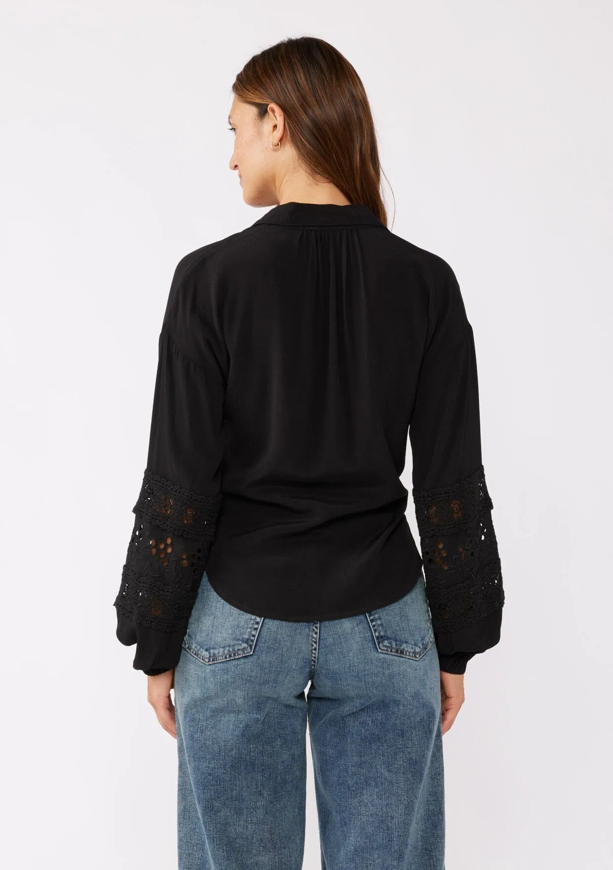 Zen Tie Front Blouse sold by lovestitch product image thumbnail 3