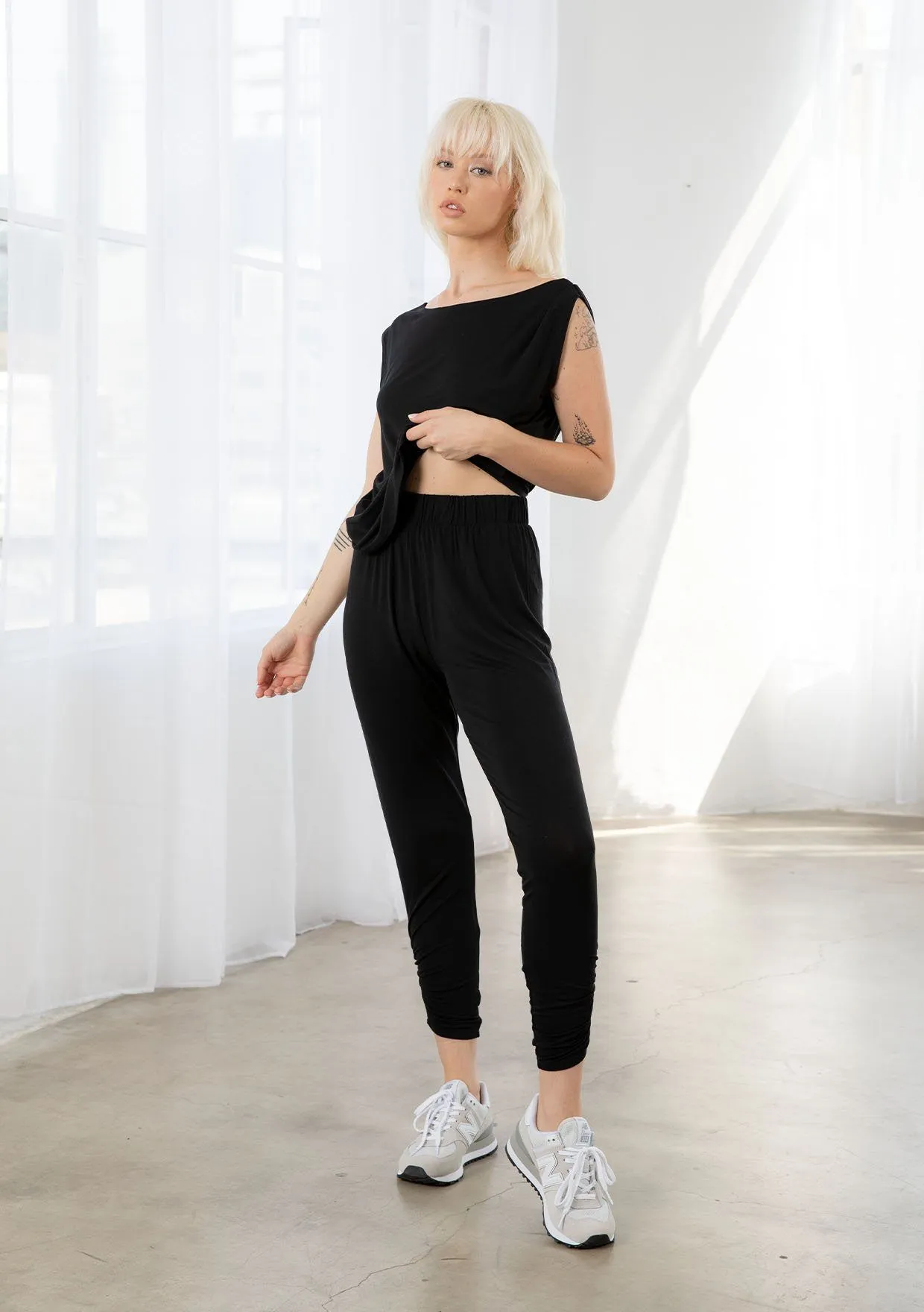 Retreat Side Ruched Pants sold by lovestitch product image thumbnail 2