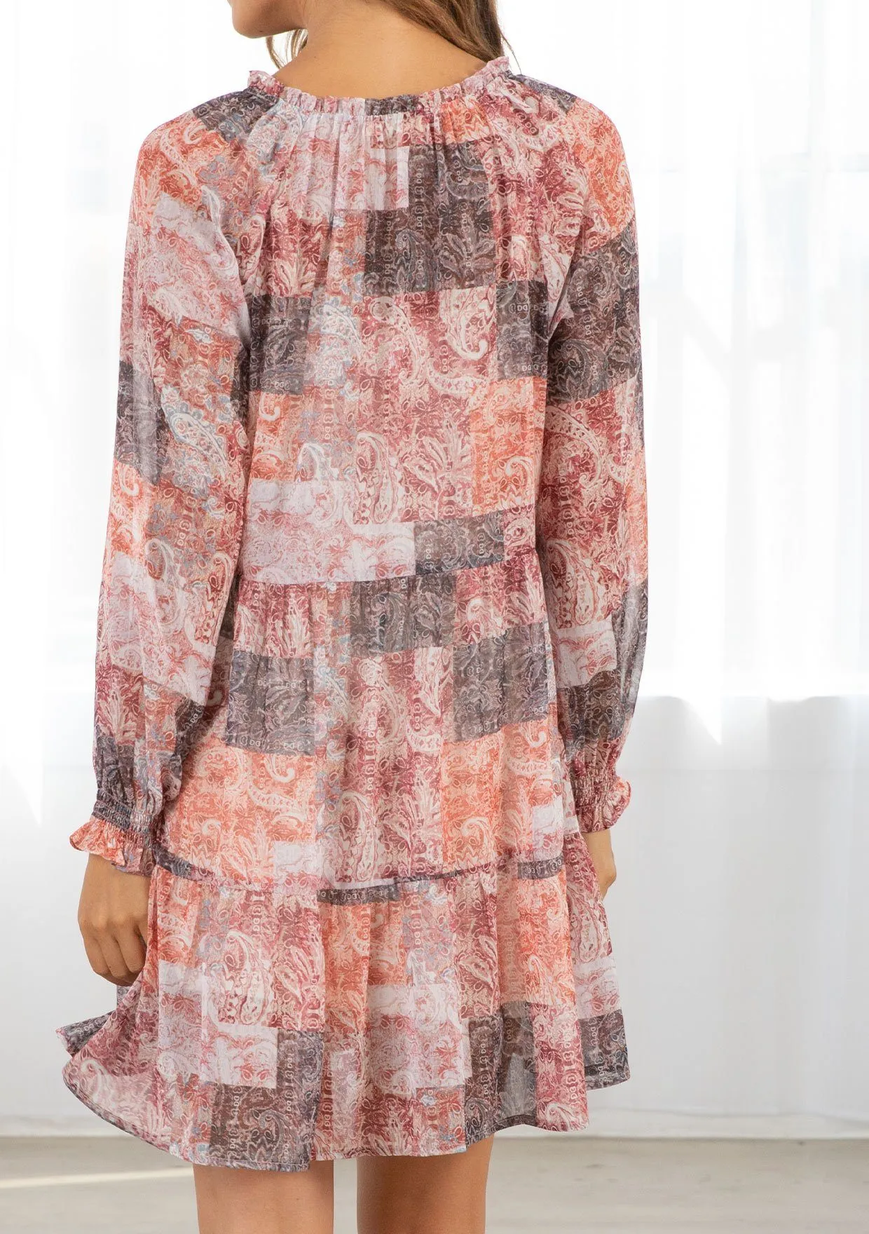 Phoenix Patchwork Mini Dress sold by lovestitch product image thumbnail 4