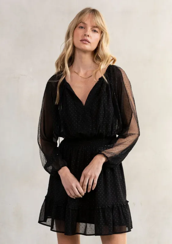 Iris Chiffon Mini Dress sold by lovestitch