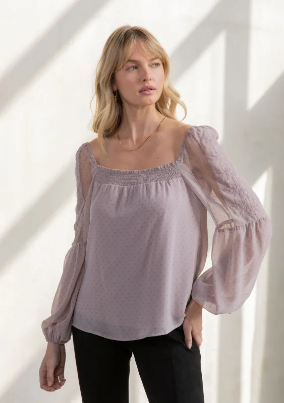 Heavenly Square Neck Blouse sold by lovestitch