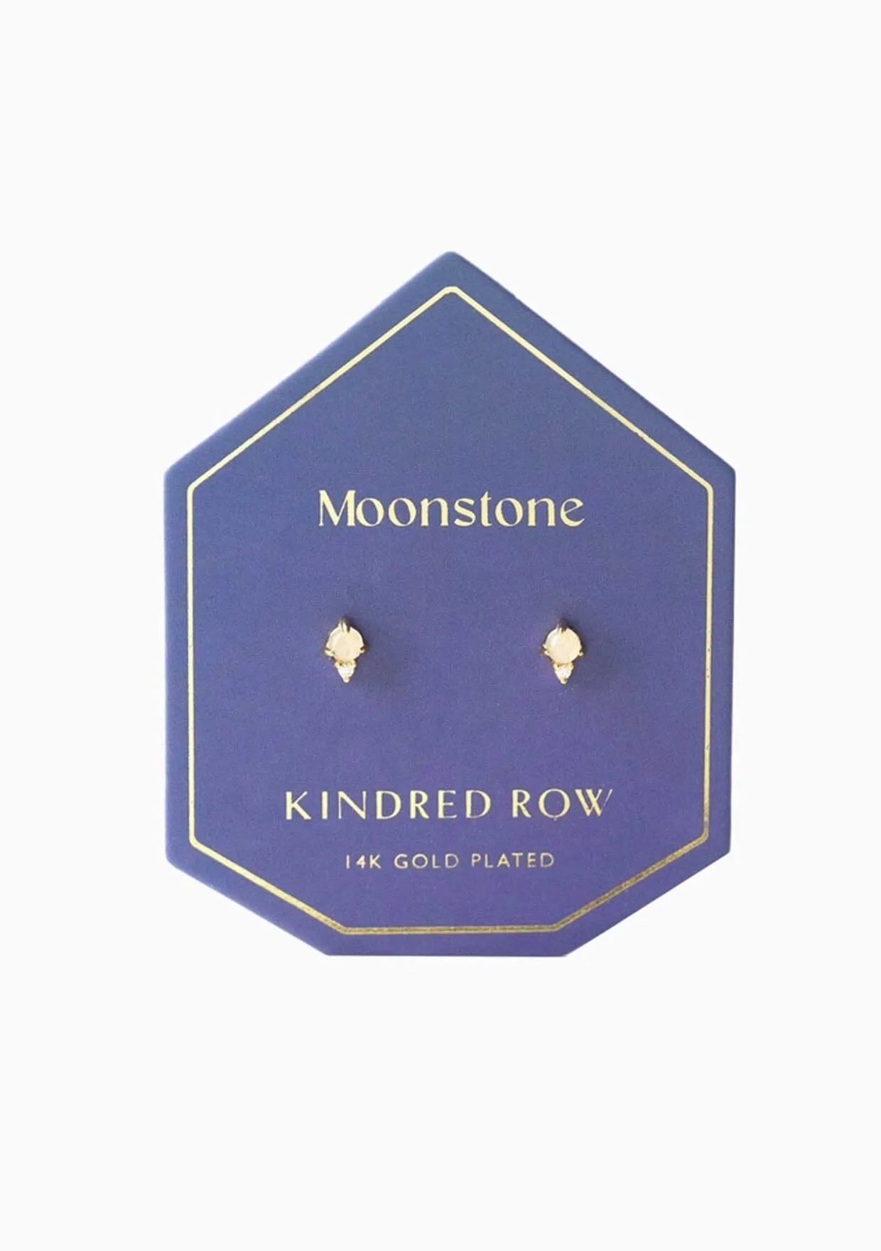 Kindred Row Gemstone Stud Earrings sold by lovestitch product image thumbnail 3