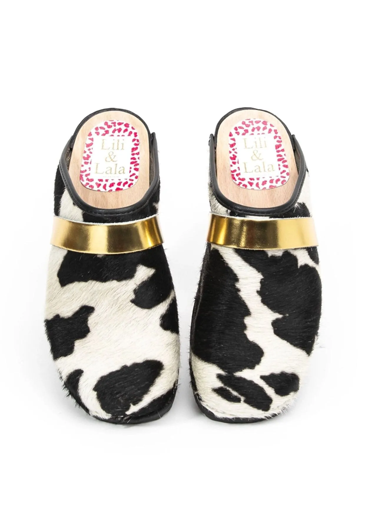 Lili and Lala Cowhide Uppsala Clog sold by lovestitch product image thumbnail 2