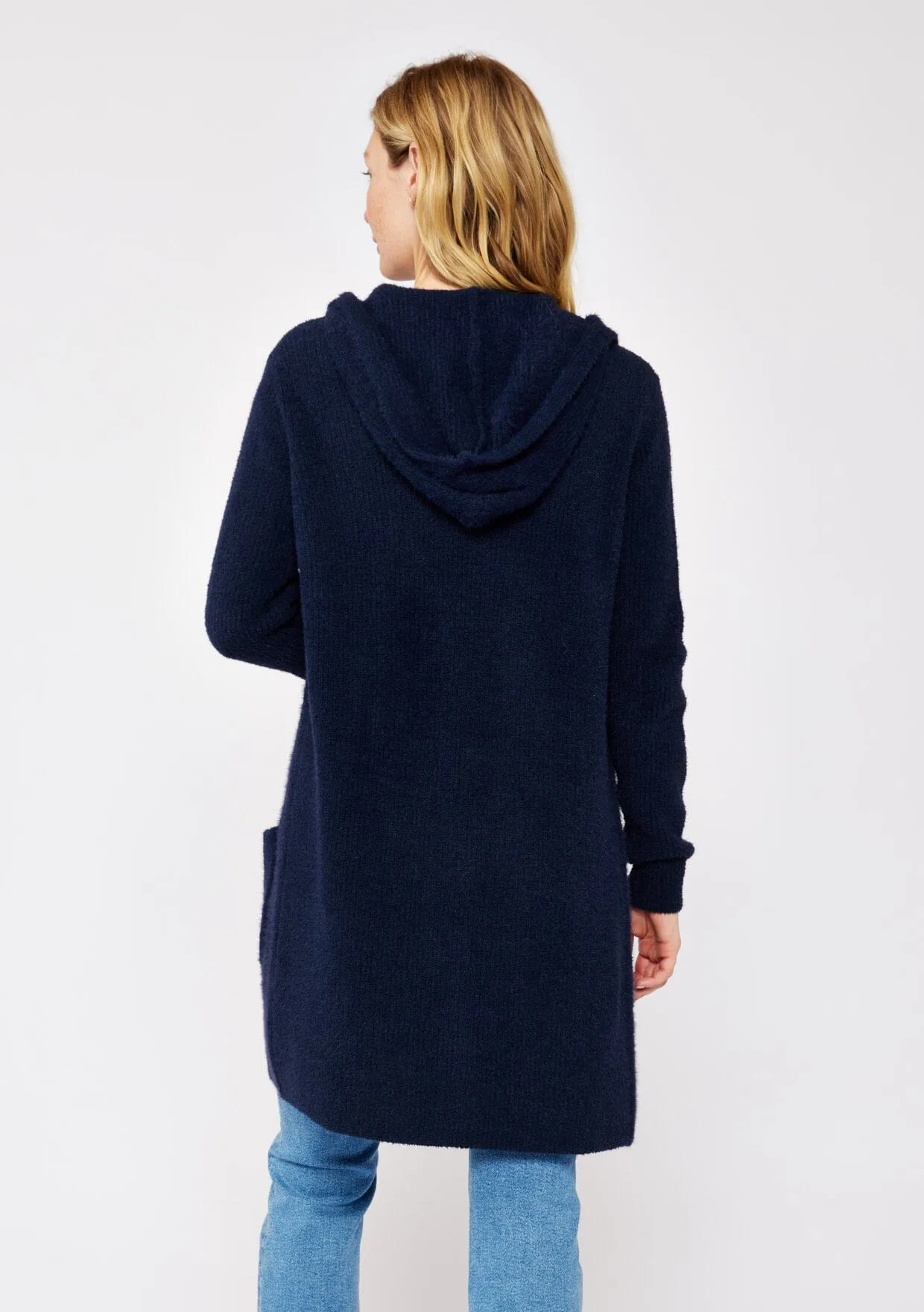 Navy Nightfall Soft Cardigan sold by lovestitch product image thumbnail 3