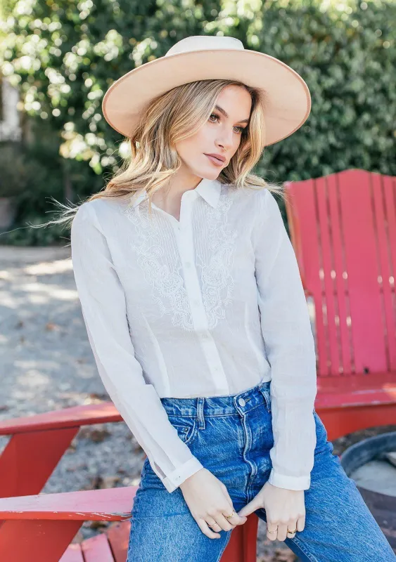 Vintage Romance Lace Button Up Shirt sold by lovestitch