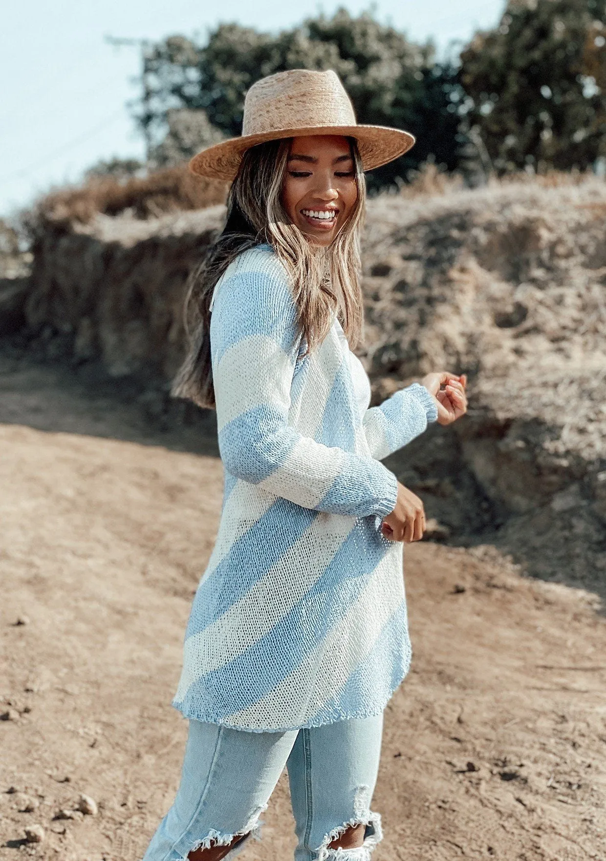 Sun Drenched Striped Cardigan sold by lovestitch product image thumbnail 3