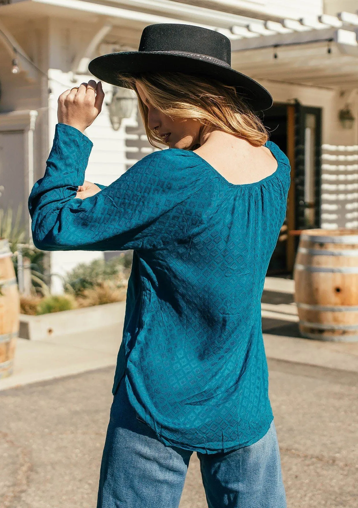 What's Your Sign Peasant Top sold by lovestitch product image thumbnail 3