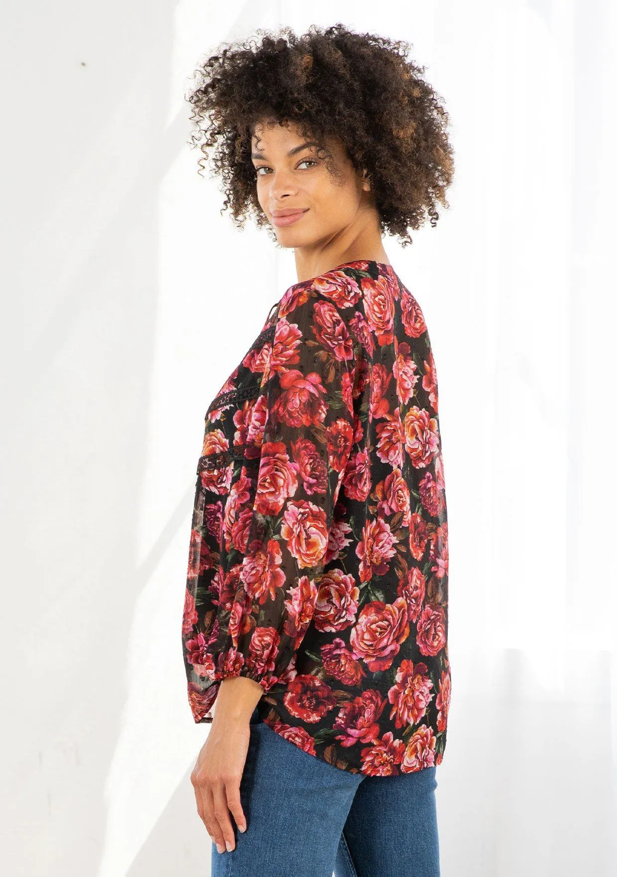 Wildwood Floral Blouse sold by lovestitch product image thumbnail 3