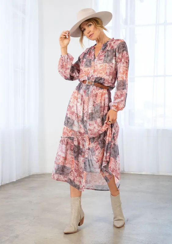 Sunstone Patchwork Maxi Dress sold by lovestitch