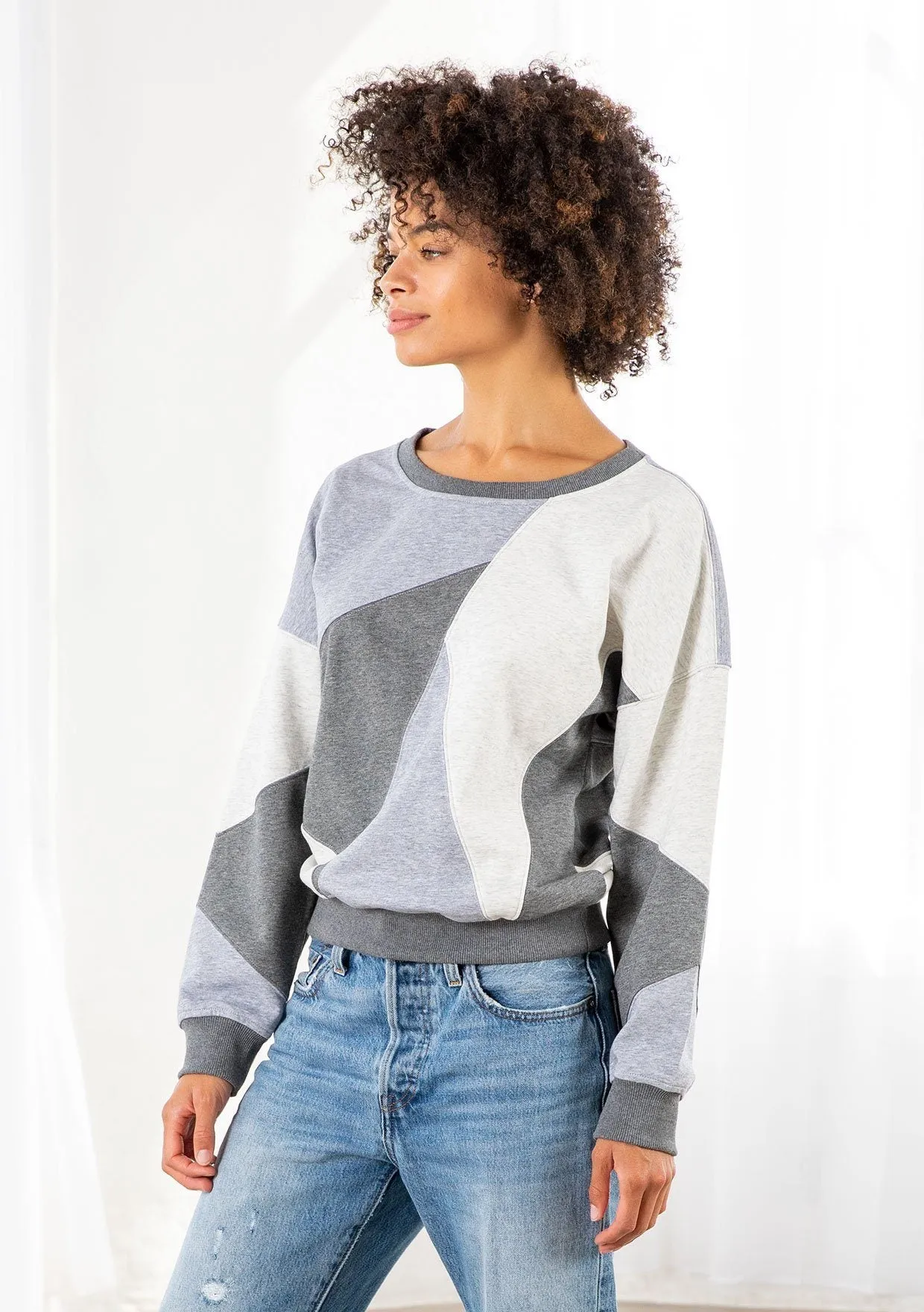 Motley Patchwork Sweatshirt sold by lovestitch product image thumbnail 2