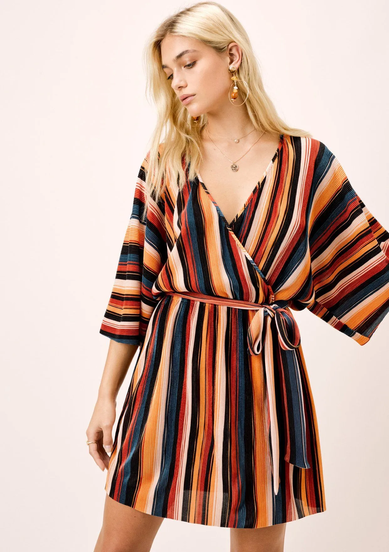 Haven Striped Mini Dress sold by lovestitch product image thumbnail 2