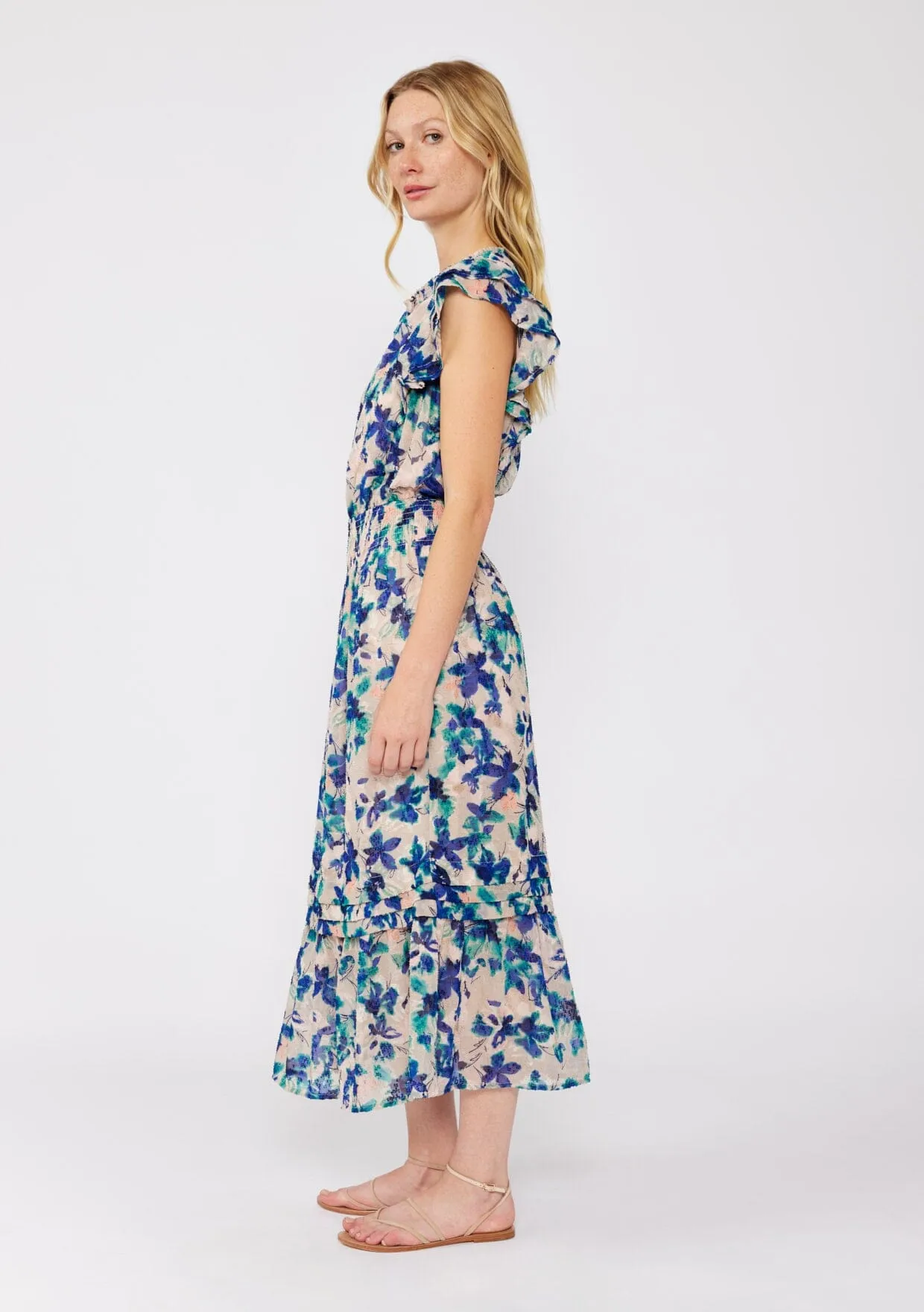 Serene Floral Midi Dress sold by lovestitch product image thumbnail 2