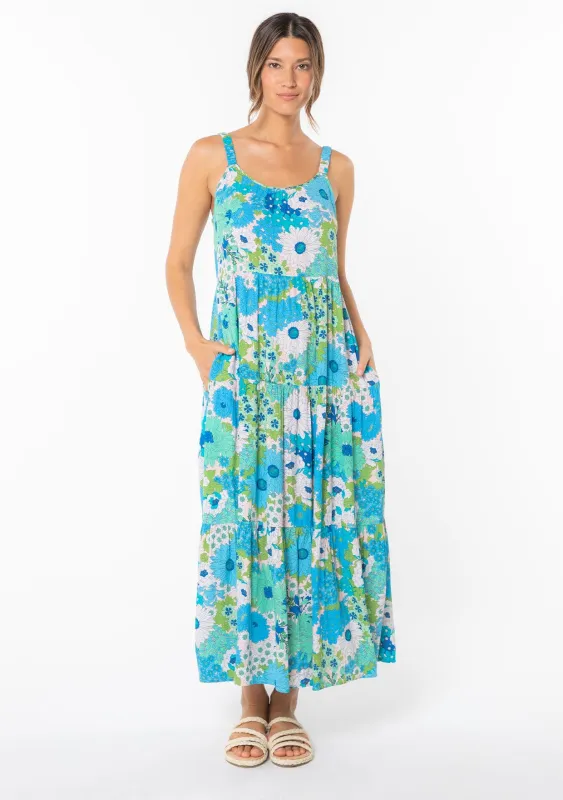 Meryl Floral Maxi Dress sold by lovestitch