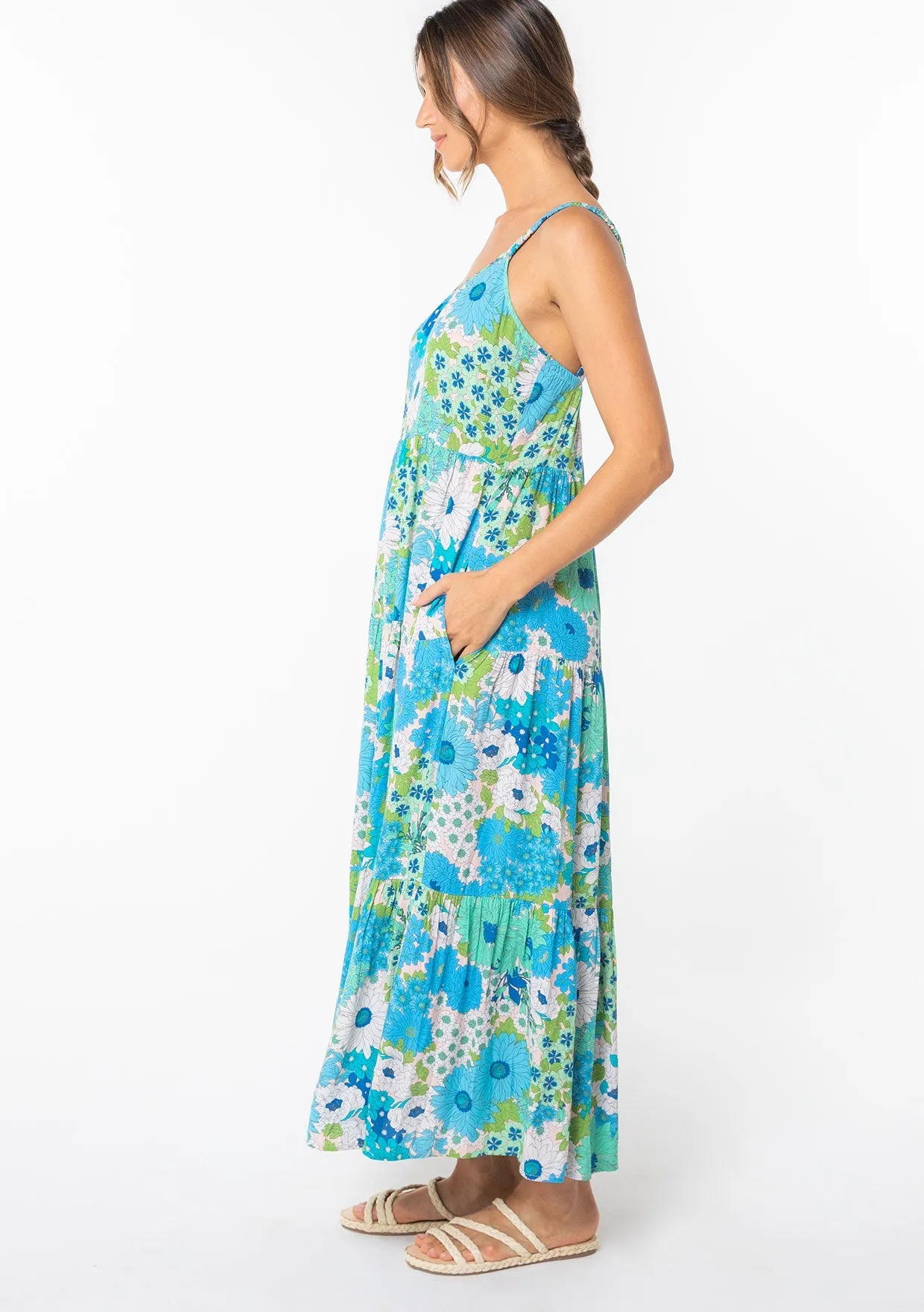 Meryl Floral Maxi Dress sold by lovestitch product image thumbnail 4