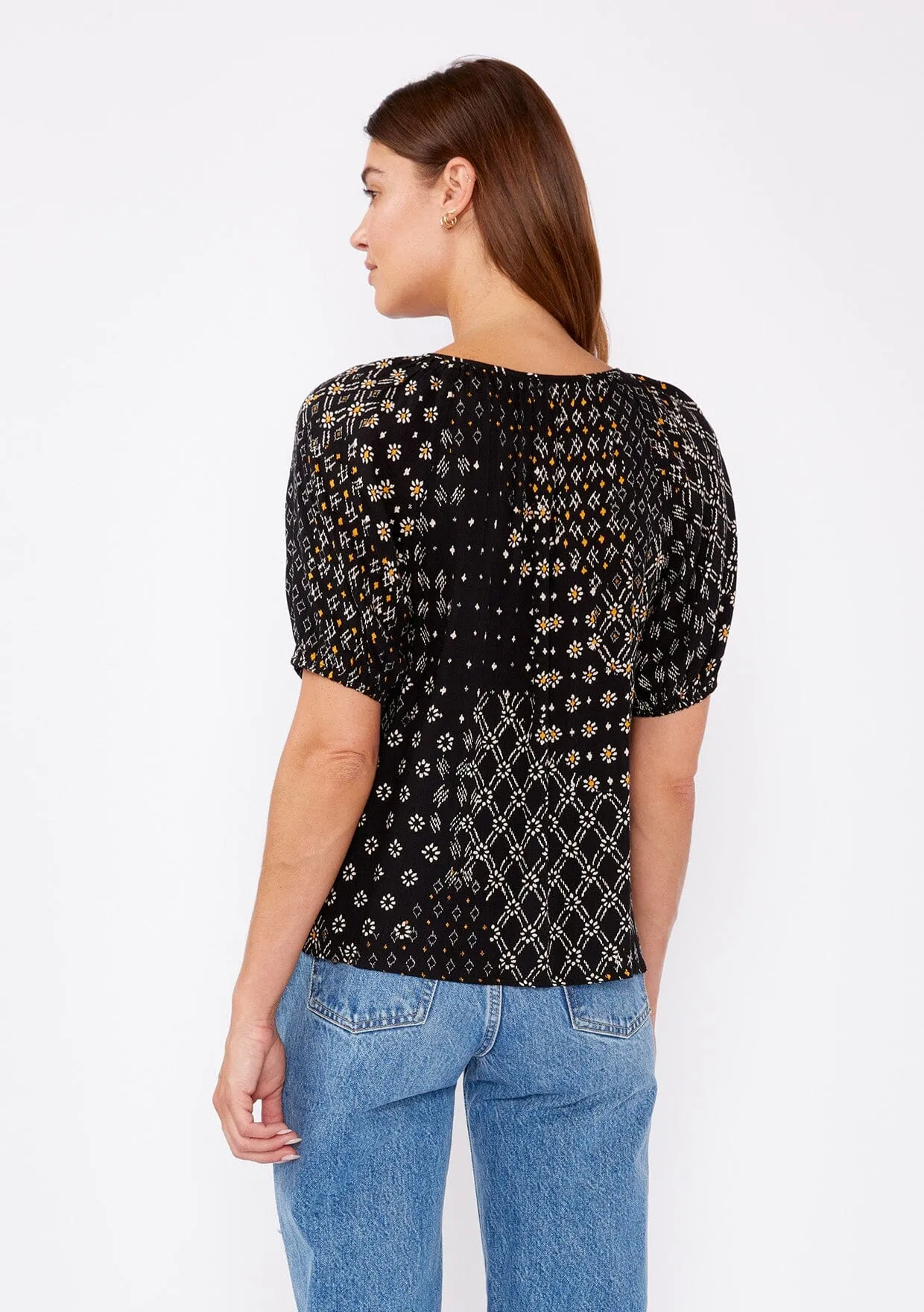 Celestial Garden Puff Sleeve Top sold by lovestitch product image thumbnail 3