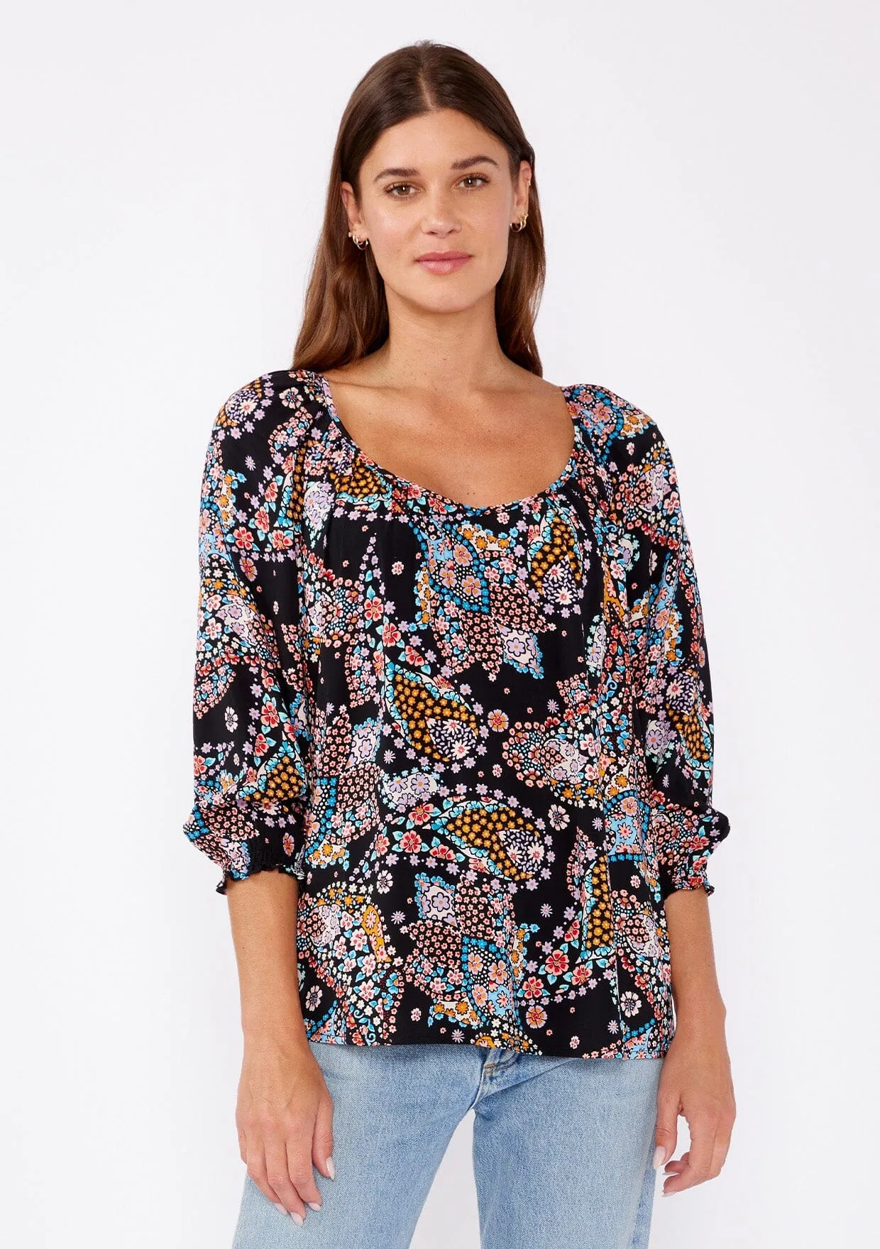 Moonlit Bouquet Blouse sold by lovestitch product image thumbnail 3