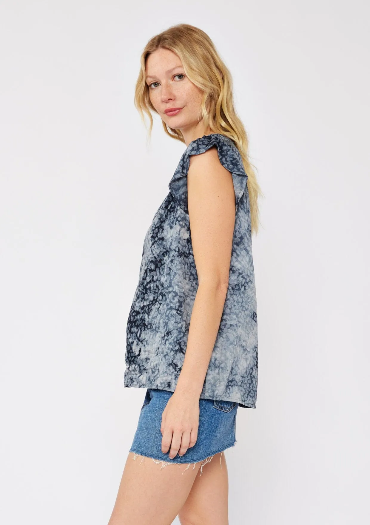 Wild Sky Ruffle Top sold by lovestitch product image thumbnail 2