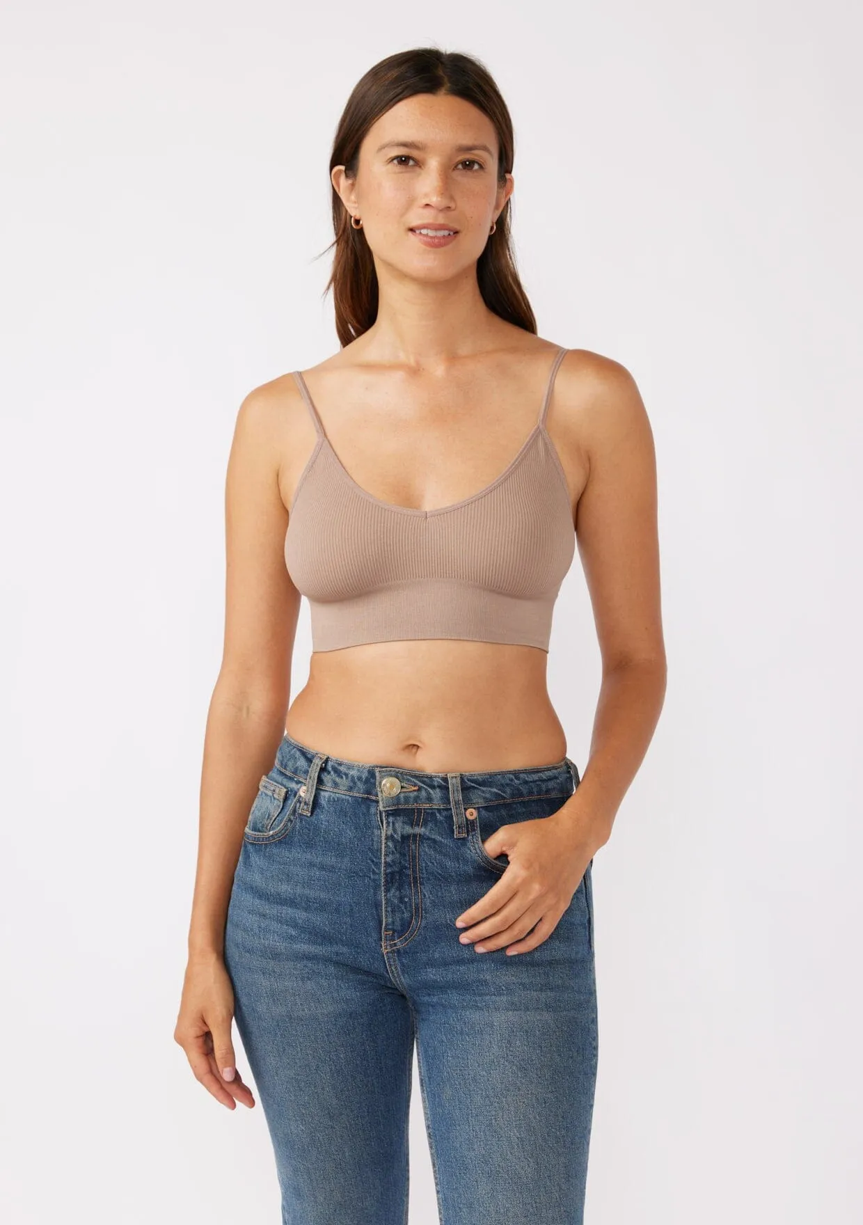 Leto Accessories Low Back Bralette sold by lovestitch