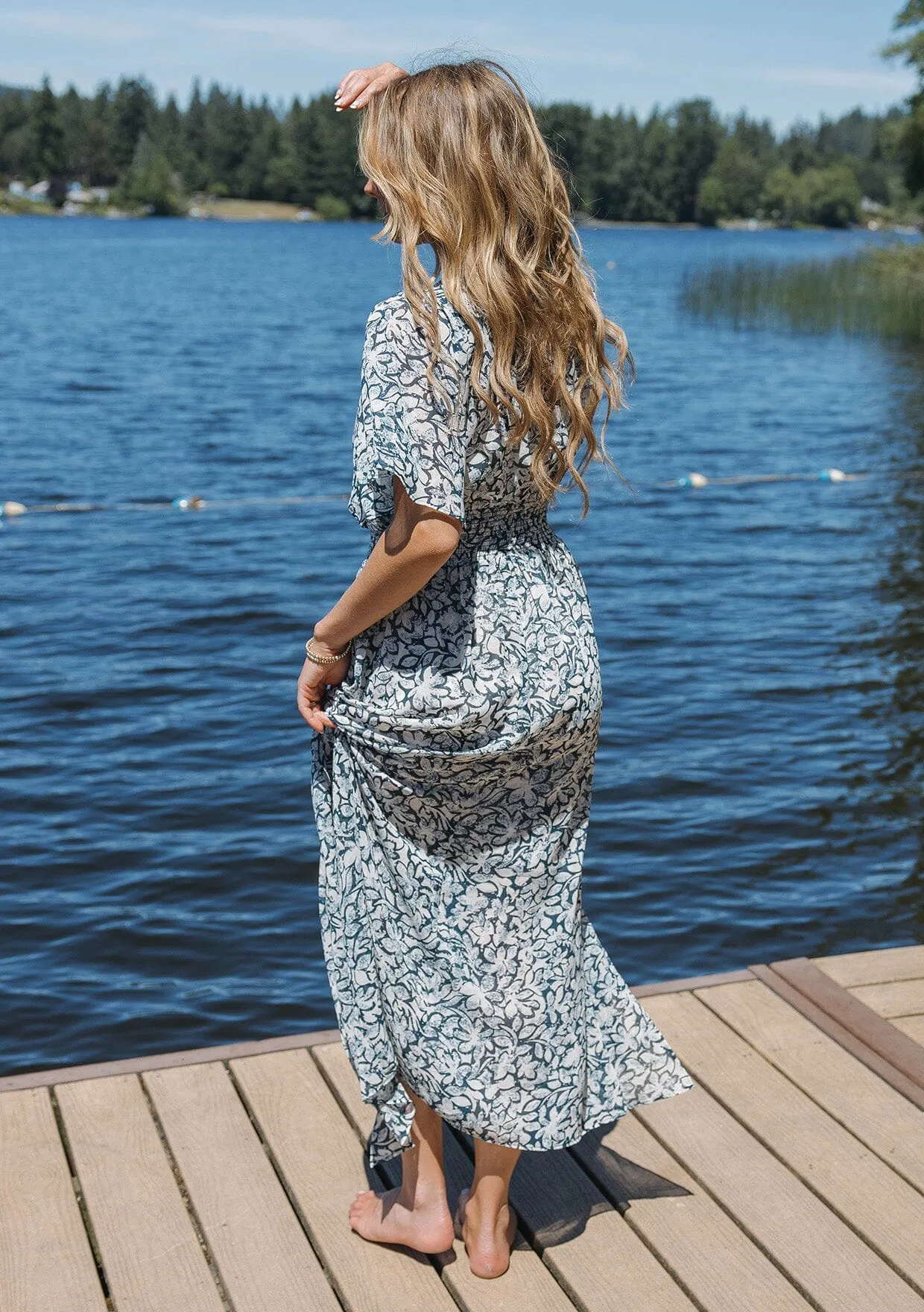 Enchanted Garden Midi Dress sold by lovestitch product image thumbnail 3