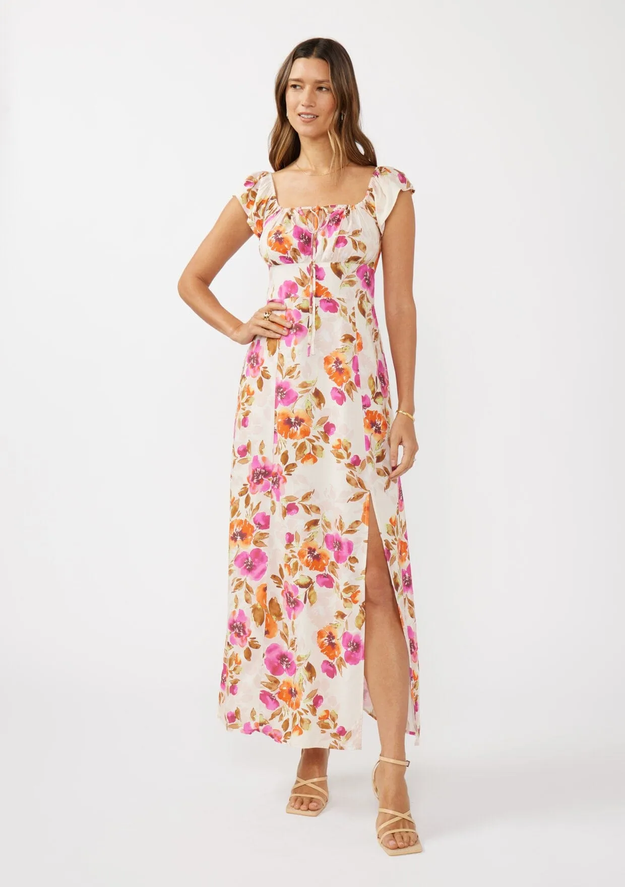 Blushing Meadow Maxi Dress sold by lovestitch
