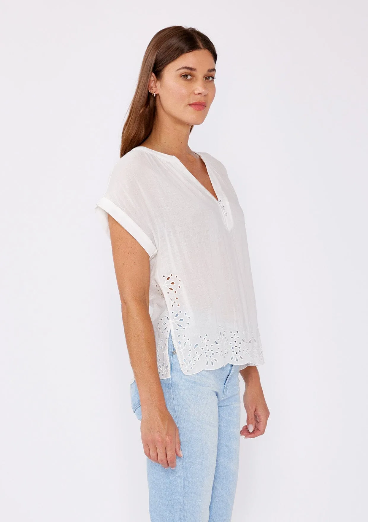 Daylight Embroidered Eyelet Top sold by lovestitch product image thumbnail 2