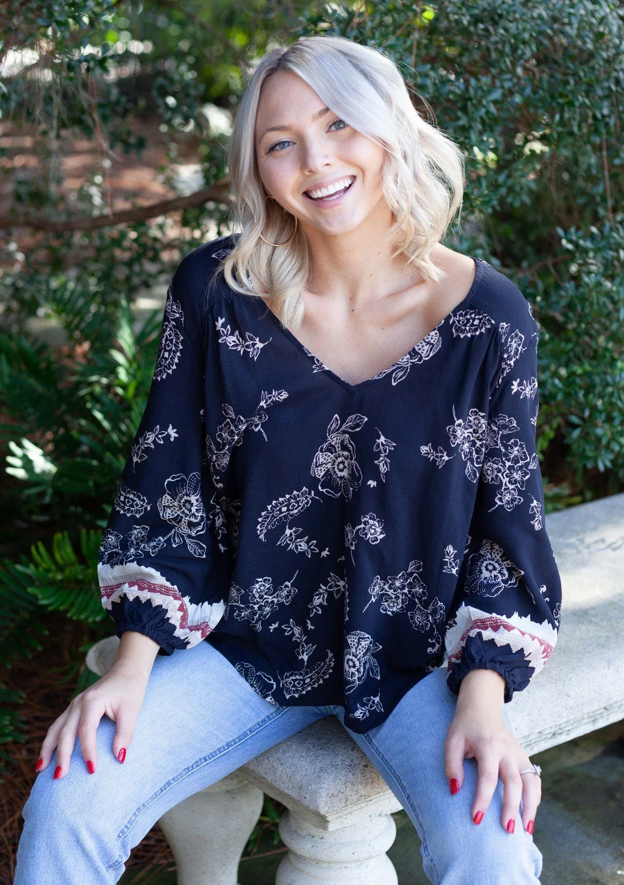 Head Over Heels Bohemian Blouse sold by lovestitch