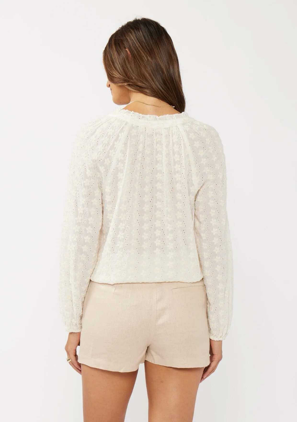 Ethereal Floral Embroidered Blouse sold by lovestitch product image thumbnail 2