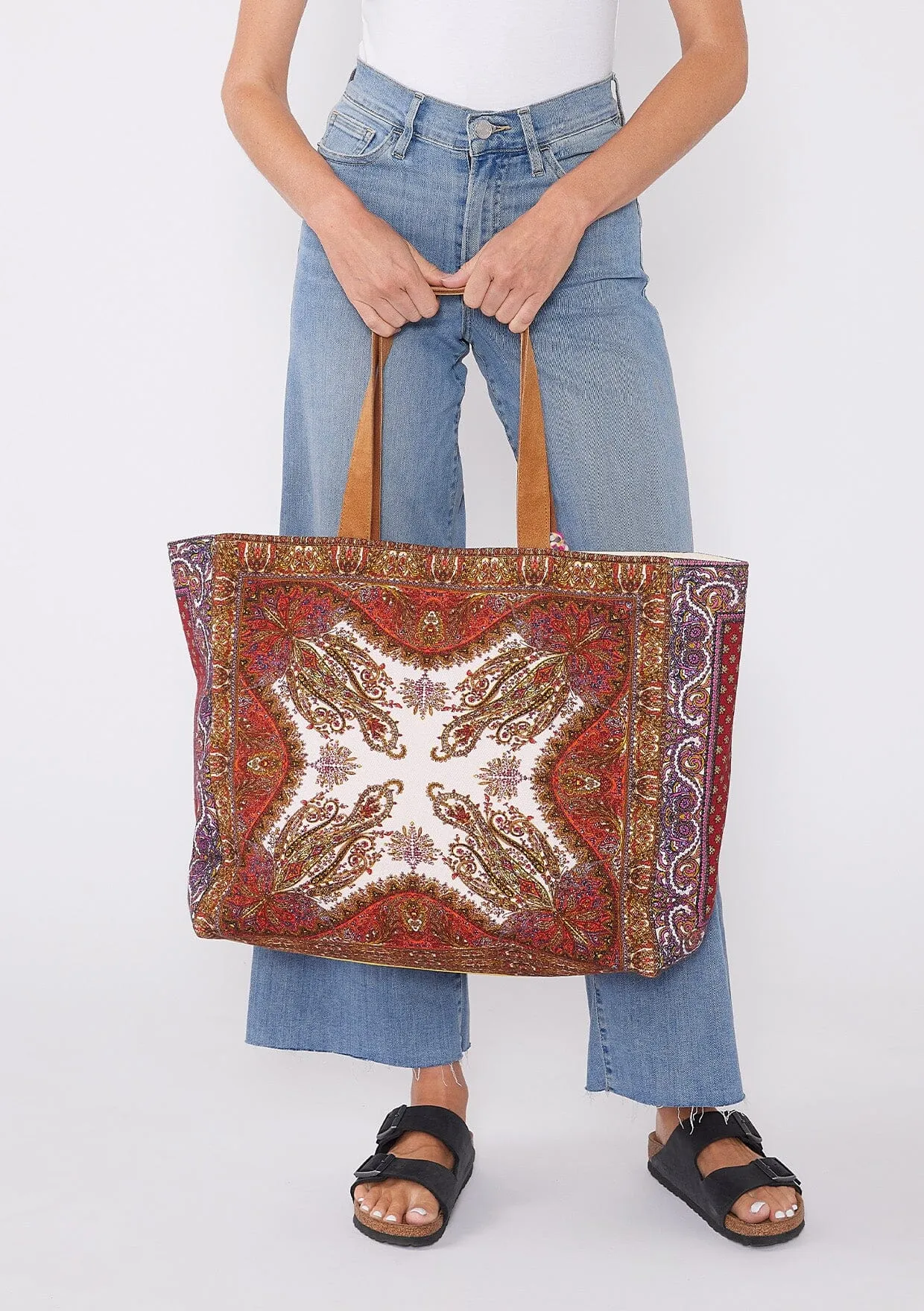 Rosetta Beaded Tote Bag sold by lovestitch product image thumbnail 3