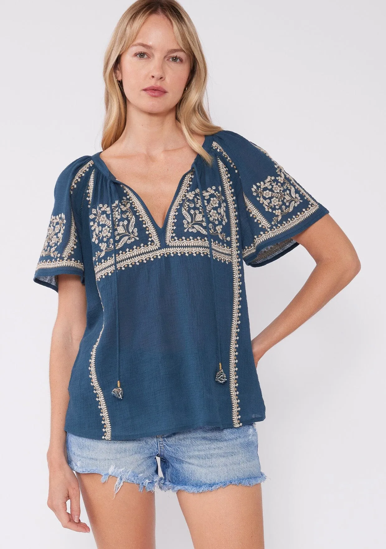 Dixie Cotton Embroidered Top sold by lovestitch product image thumbnail 5