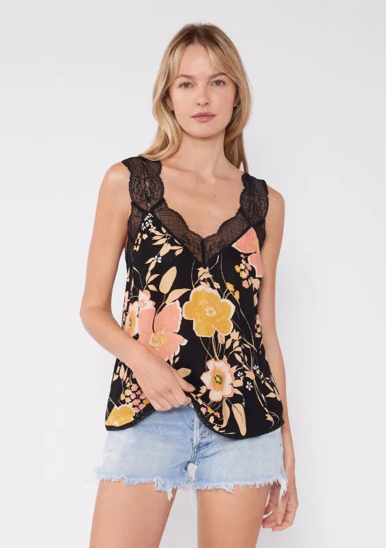 Anna Floral Lace Tank Top sold by lovestitch