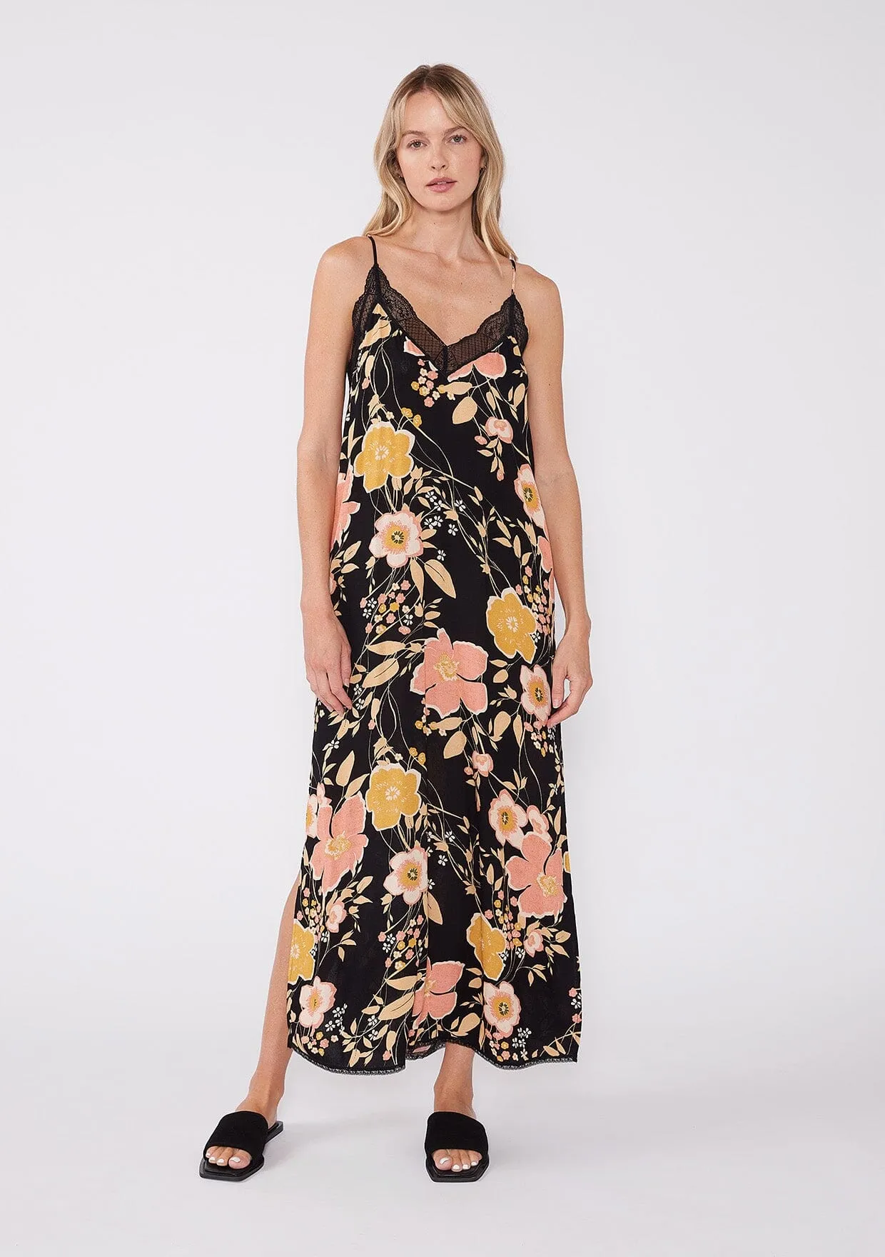 Emme Floral Slip Dress sold by lovestitch product image thumbnail 5
