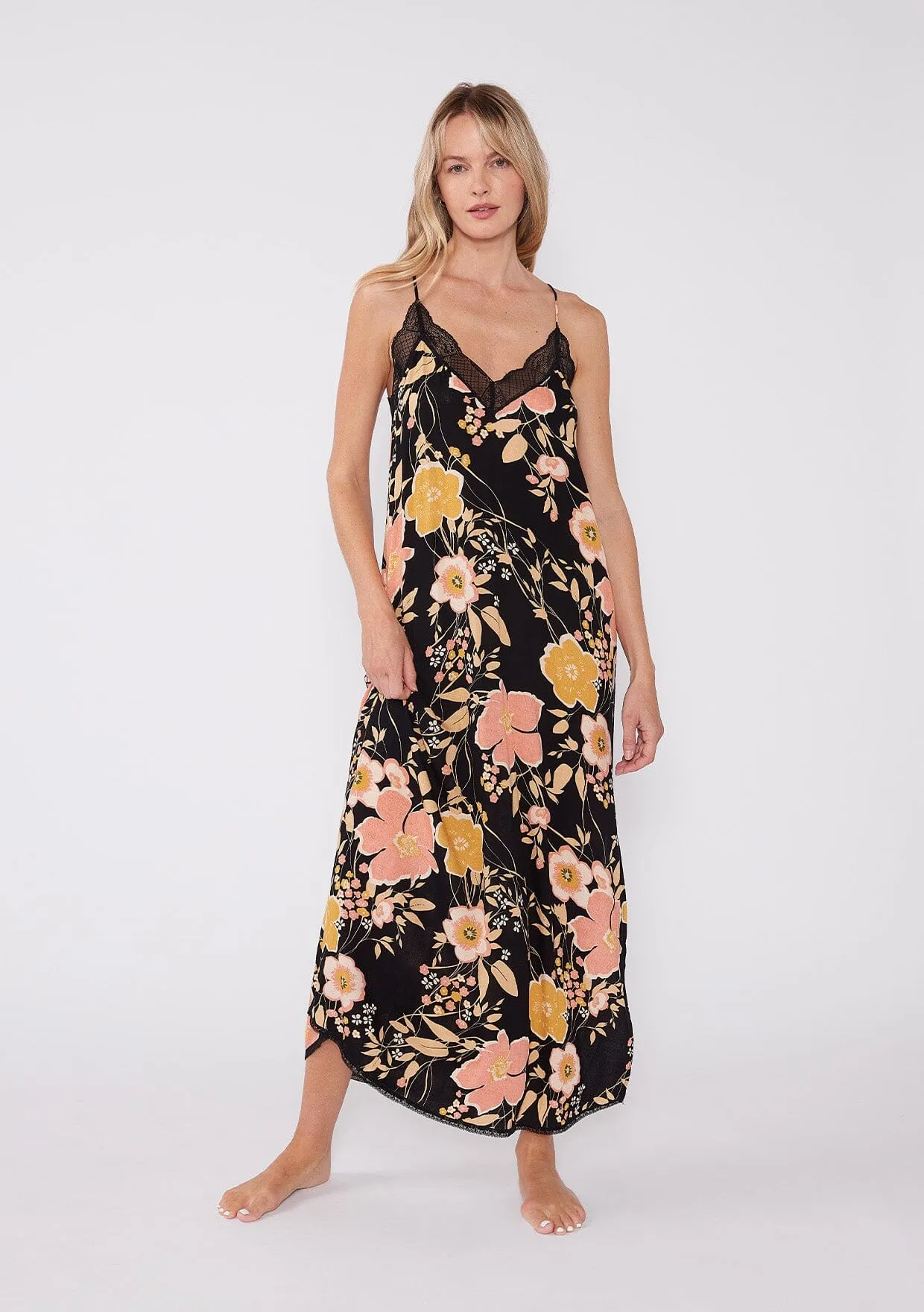 Emme Floral Slip Dress sold by lovestitch