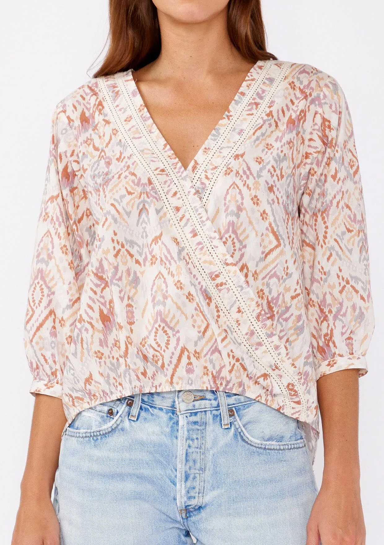 Sand Dune Surplice Top sold by lovestitch product image thumbnail 4