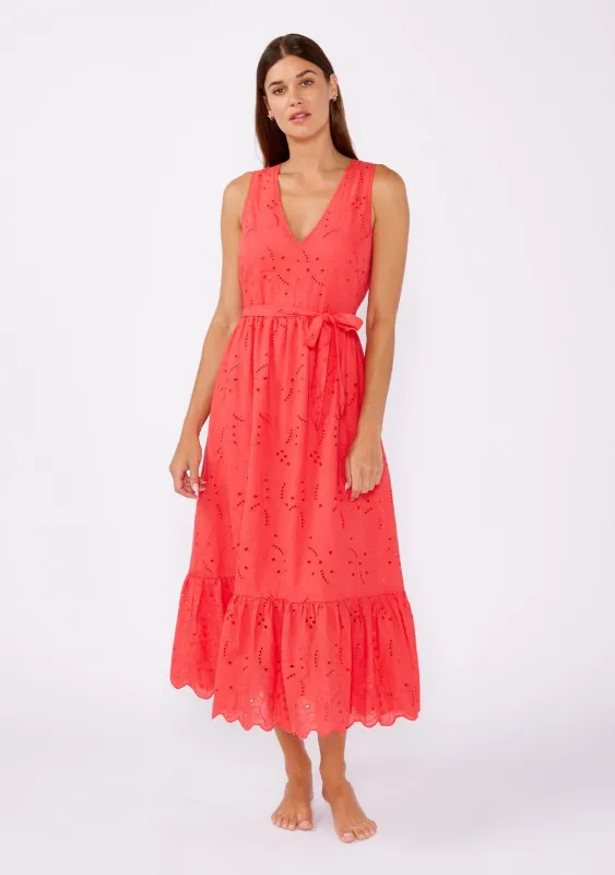 Sweetpea Eyelet Midi Dress sold by lovestitch