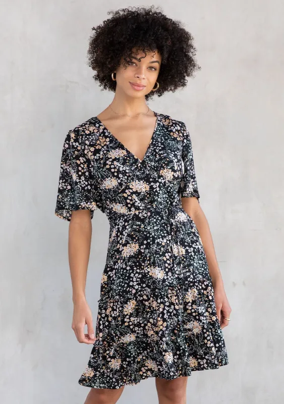 Laurel Floral Mini Dress sold by lovestitch