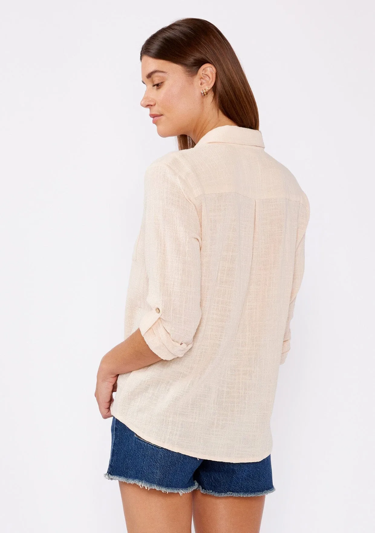 Breezy Basics Button Front Top sold by lovestitch product image thumbnail 4