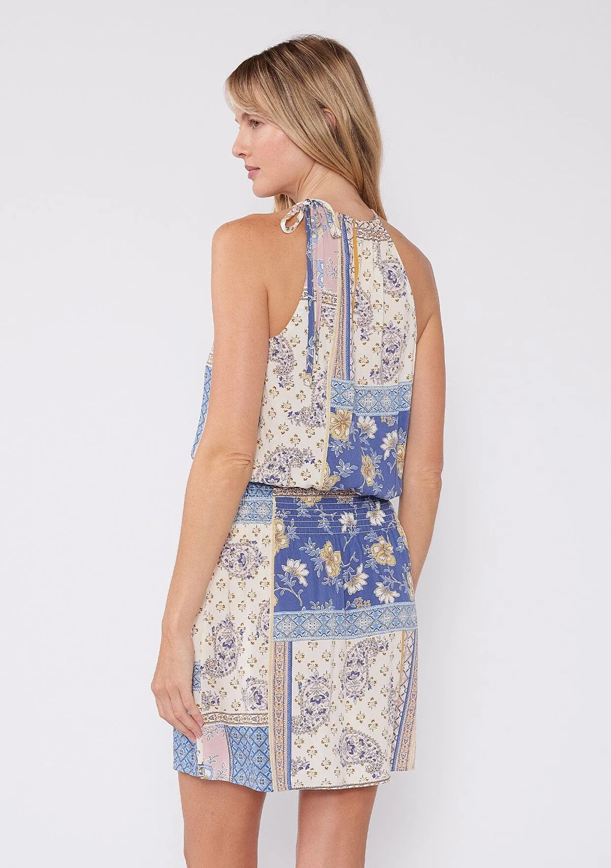 Leigh Patchwork Mini Dress sold by lovestitch product image thumbnail 5